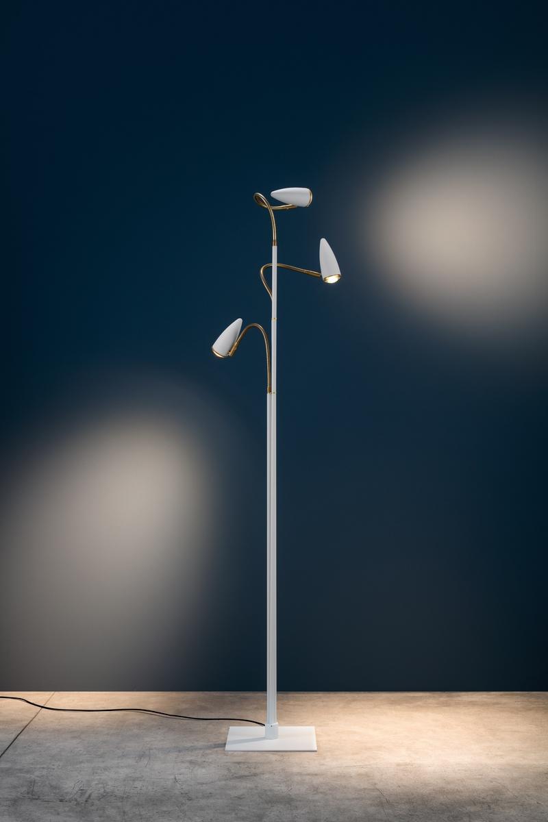 CICLOITALIA FLEX F3 LED floor lamp with swing arm