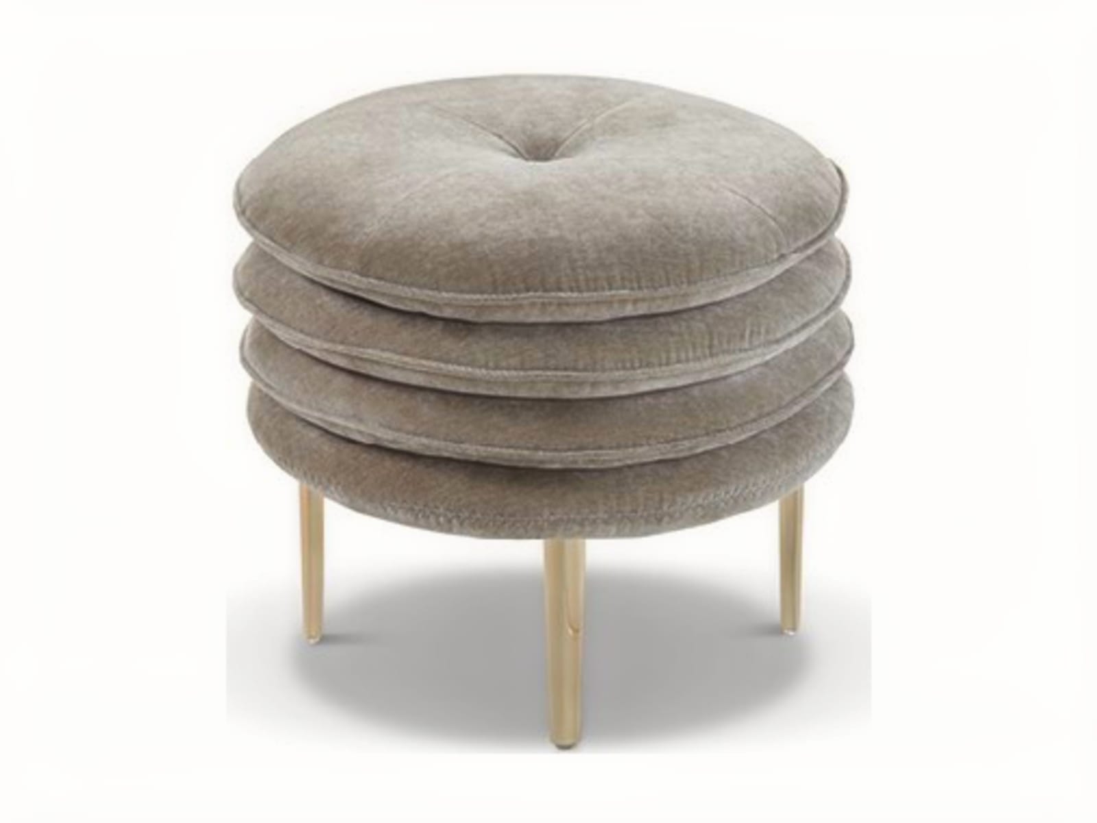 MATER FAMILIAS Stylish, multi-layered Mater Familias poufs offer comfort, practicality, and versatility for any room, enhancing space with a unique design accent.