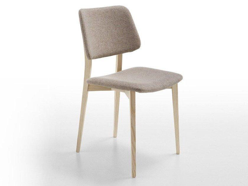 JOE S L-TS Upholstered wooden restaurant chair